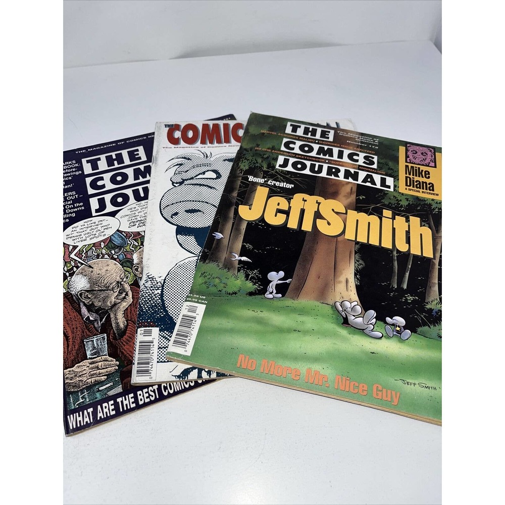 Bone Jeff Smith LOT Of 3 - The Comics Journal Fantagraphics 173